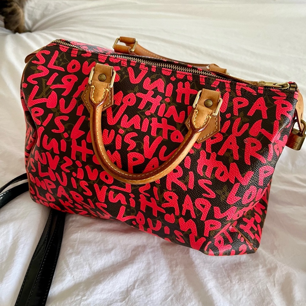 Louis Vuitton Red and Brown Women's Bag